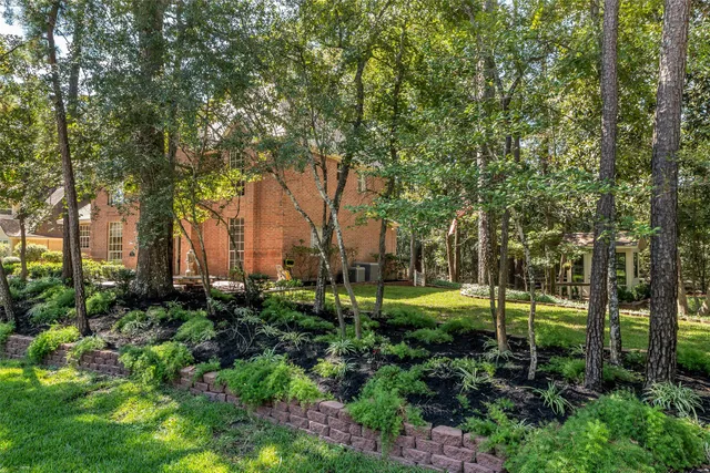 a view of yard with tree
