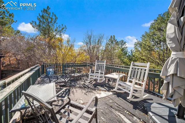 a view of deck with patio