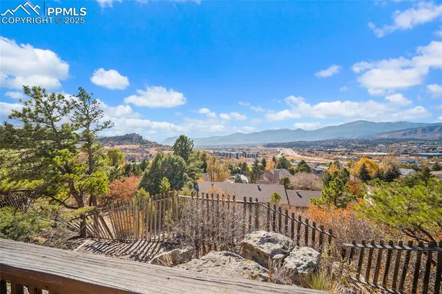 a view of a city from a city