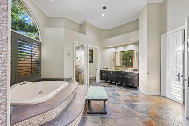 a view of a livingroom with furniture and wooden floor
