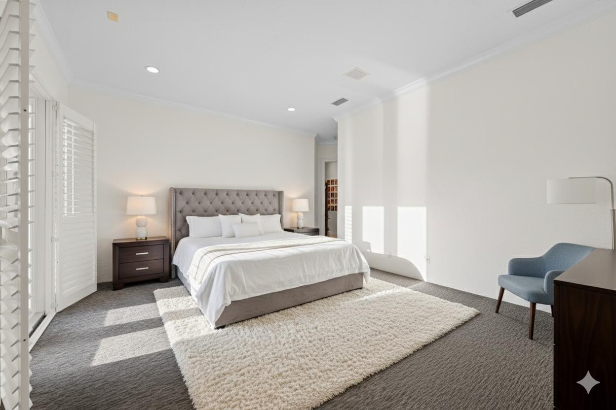 21169 Oakley Court Boca Raton, FL 33433 - Photo 26 of 60 a bedroom with a bed and a table