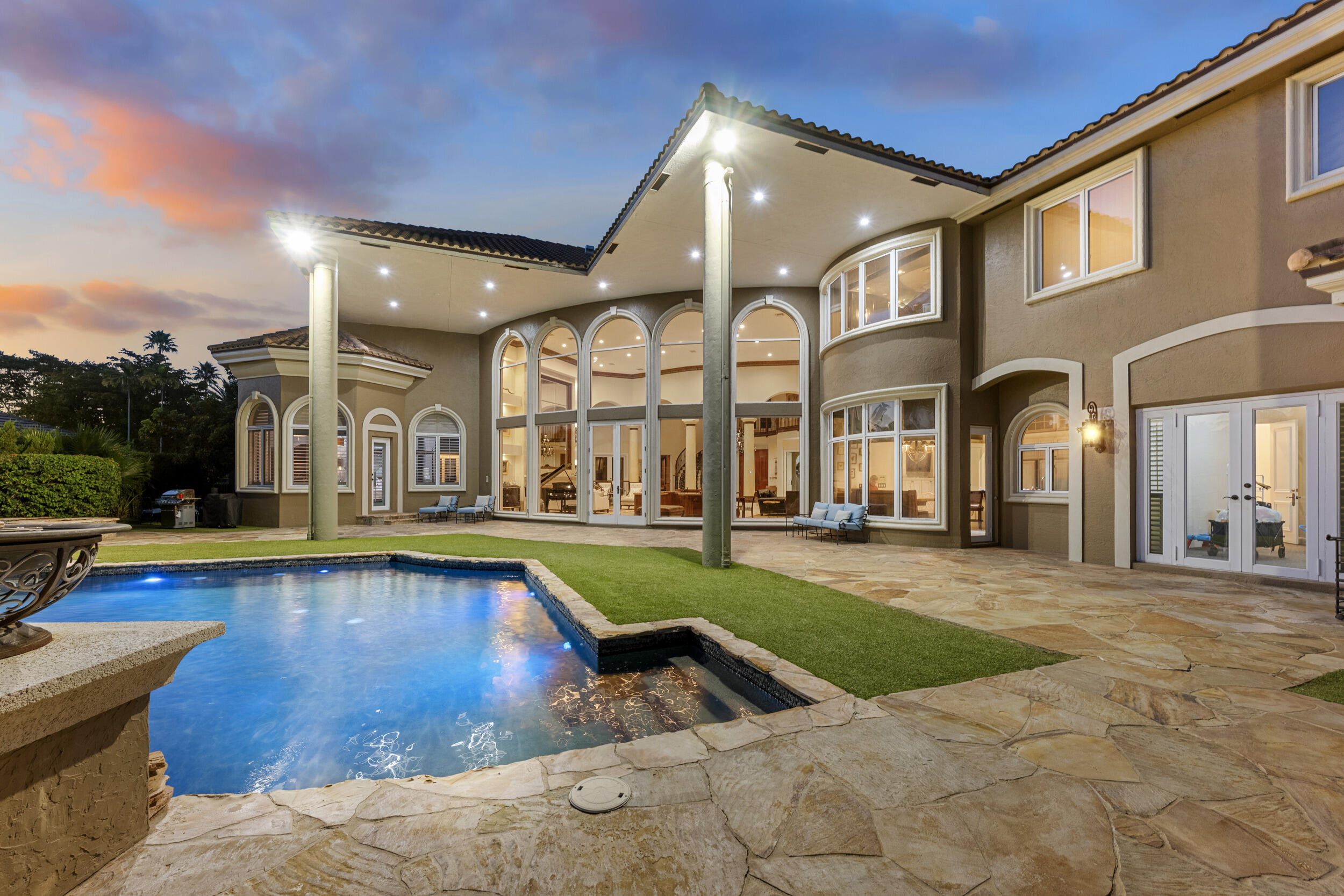 21169 Oakley Court Boca Raton, FL 33433 - Photo 42 of 60 a view of a house with swimming pool and sitting area