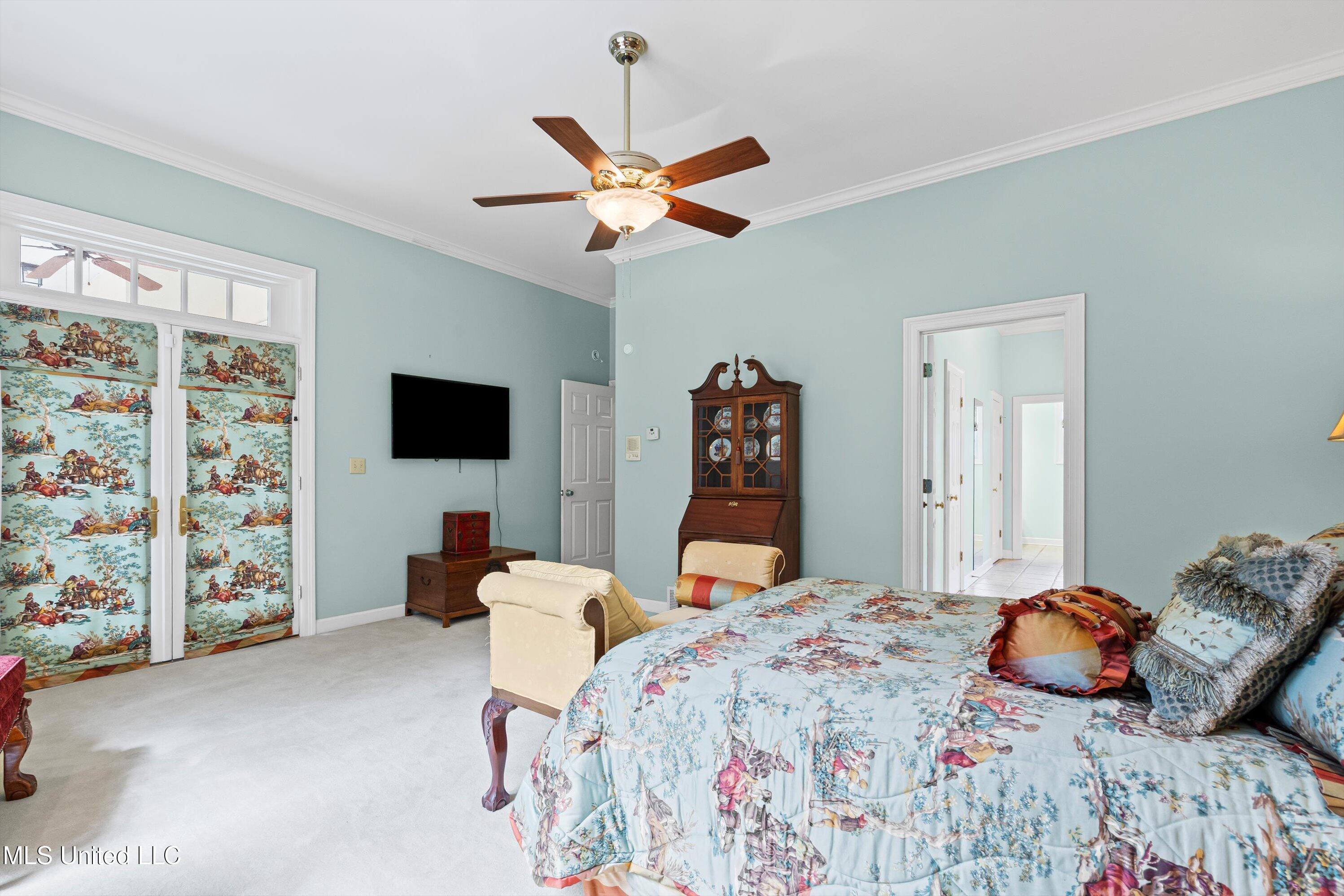 193 Crockett Loop Hernando, MS 38632 - Photo 26 of 64 26-Primary Bedroom - French doors lead t