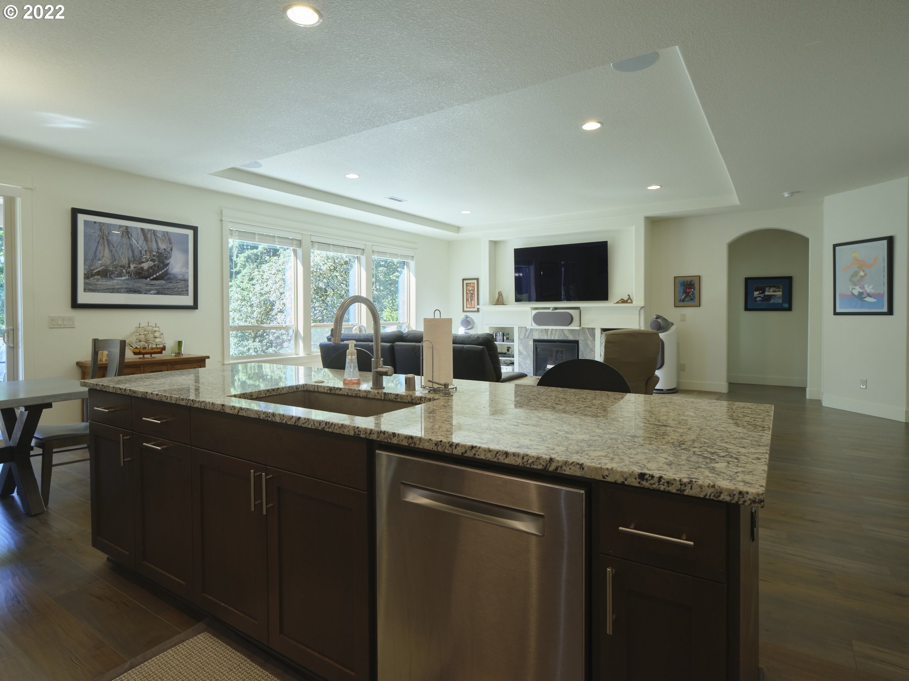 4911 South 19th Street Ridgefield, WA 98642 - Photo 12 of 26 a kitchen with sink stove and microwave