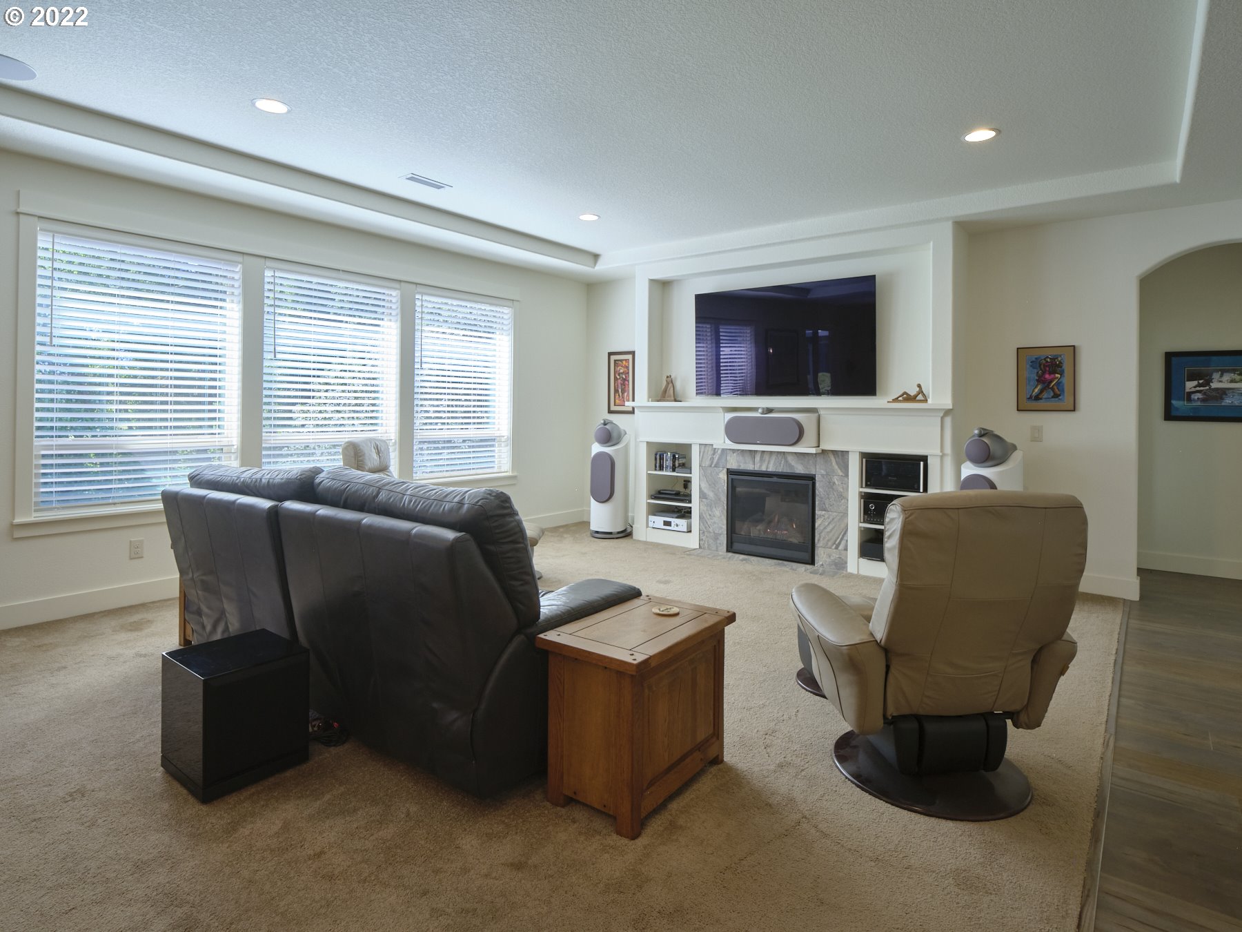 4911 South 19th Street Ridgefield, WA 98642 - Photo 15 of 26 a living room with furniture fireplace and flat screen tv