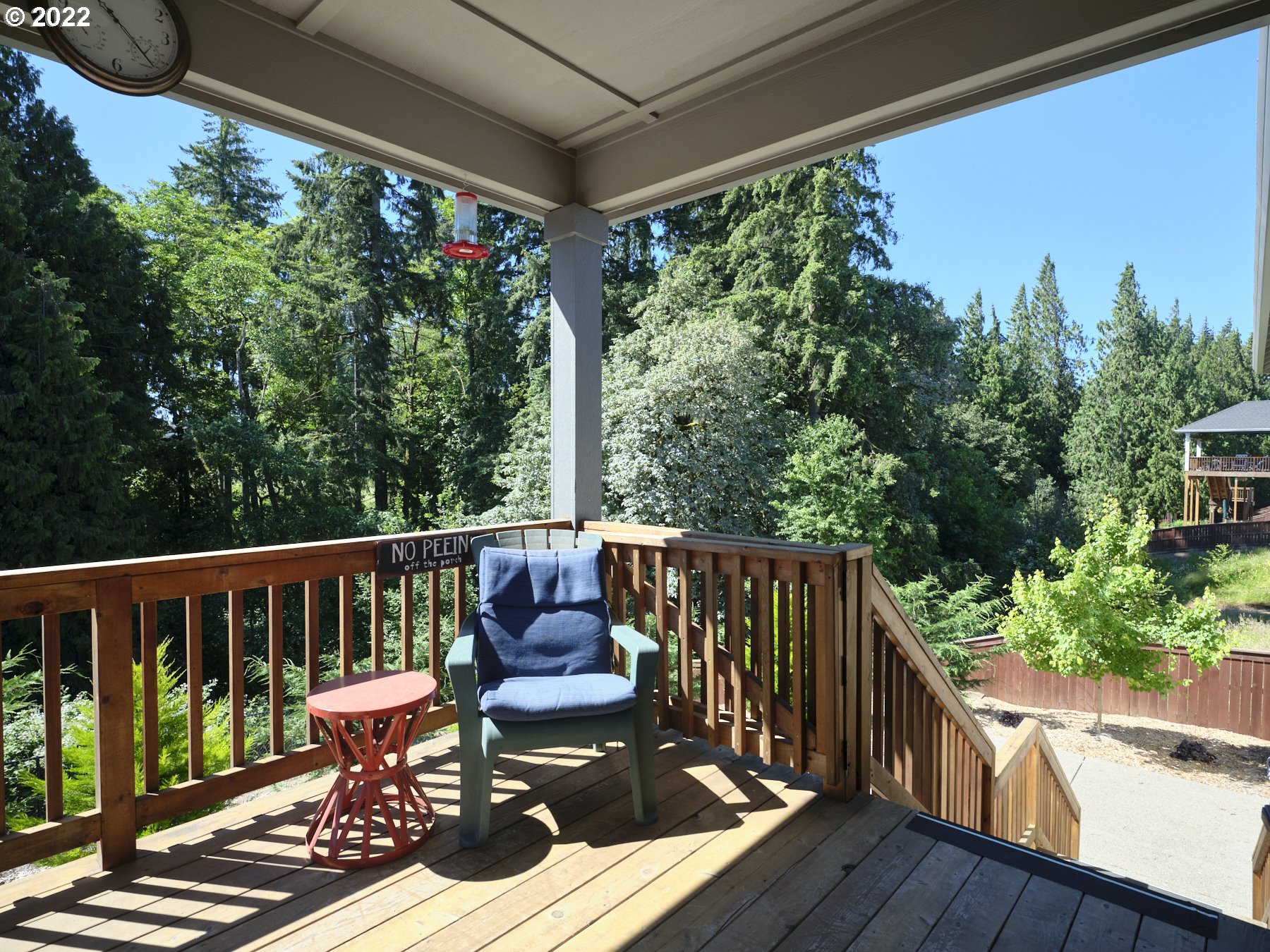 4911 South 19th Street Ridgefield, WA 98642 - Photo 5 of 26 a view of balcony with wooden floor and outdoor seating