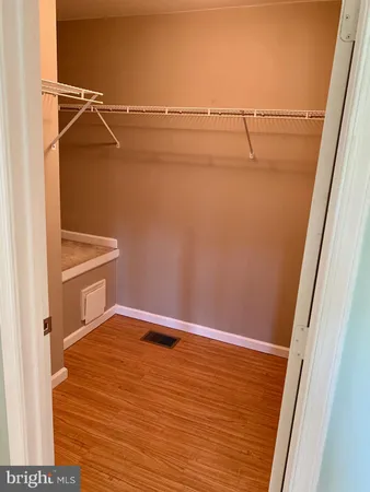 a view of a room with an empty space