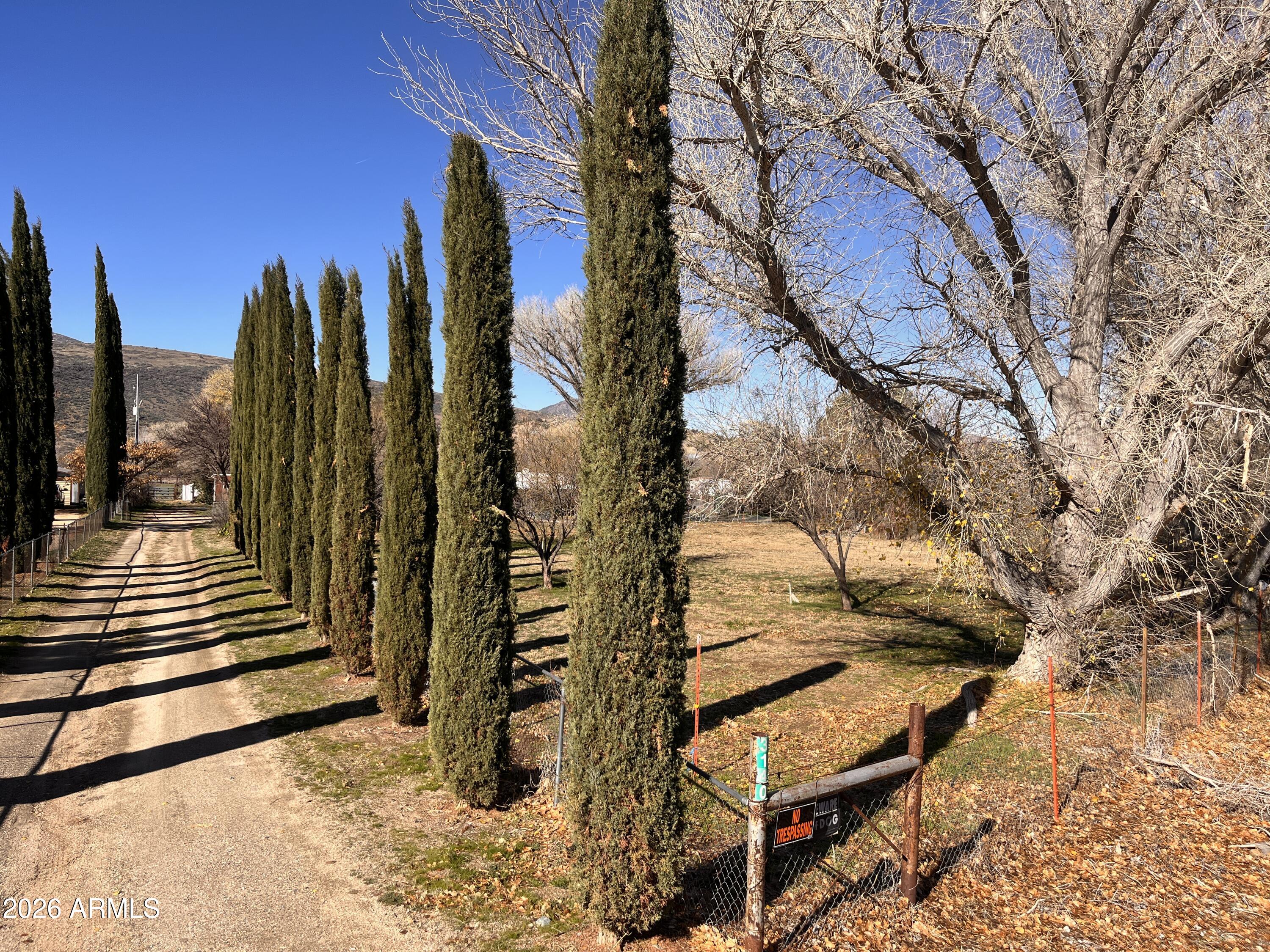 3140 Iron Springs Road Skull Valley, AZ 86338 - Photo 37 of 37 a view of a yard with plants and a bench