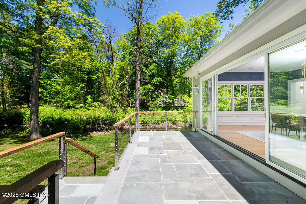 7 Bailiwick Road Greenwich, CT 06831 - Photo 14 of 45 Blue Stone Deck Off the Dining room