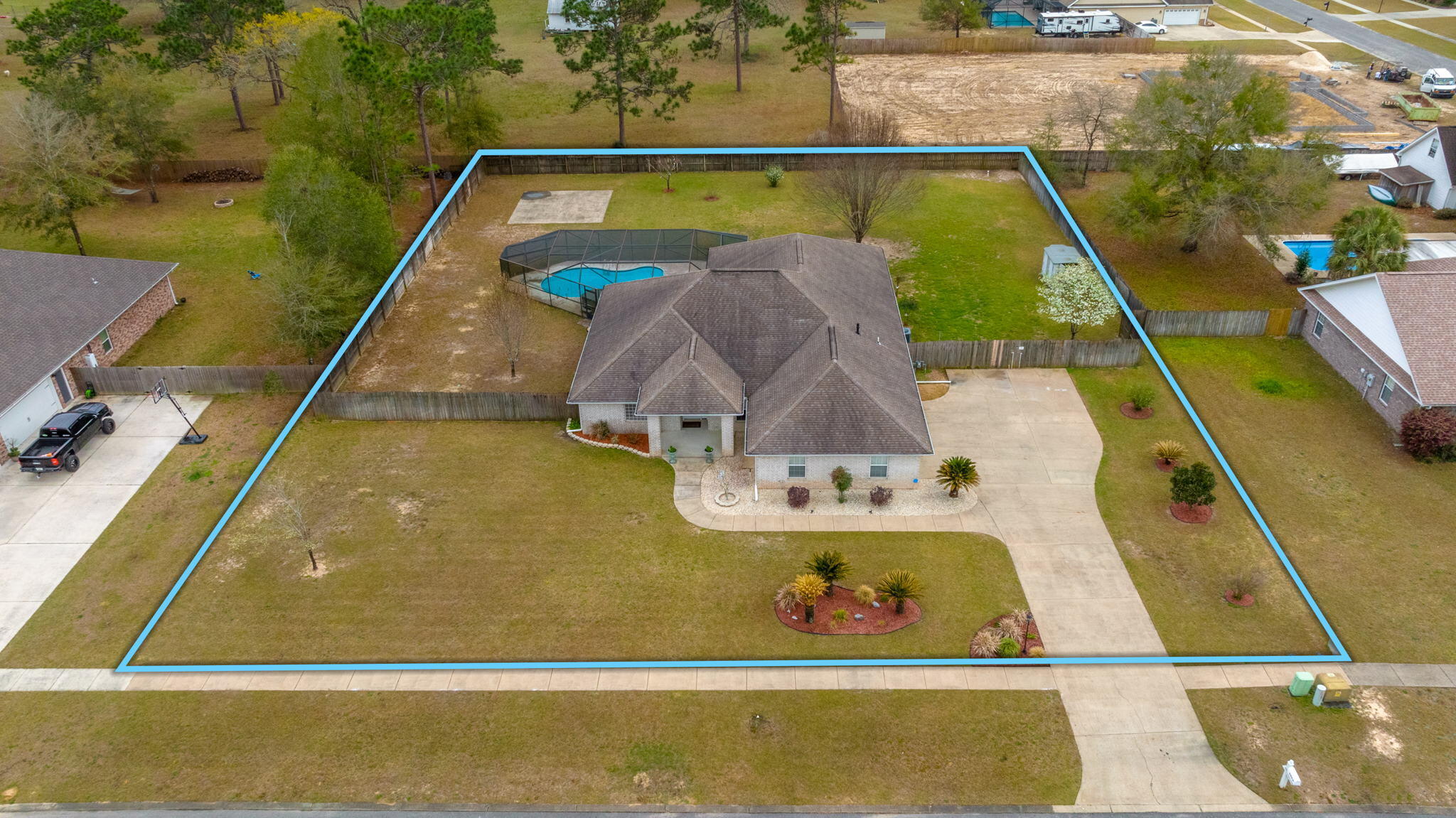 2456 Bell Ridge Drive Crestview, FL 32536 - Photo 2 of 59 55-web-or-mls-2456 Bell Ridge Dr Aerial-