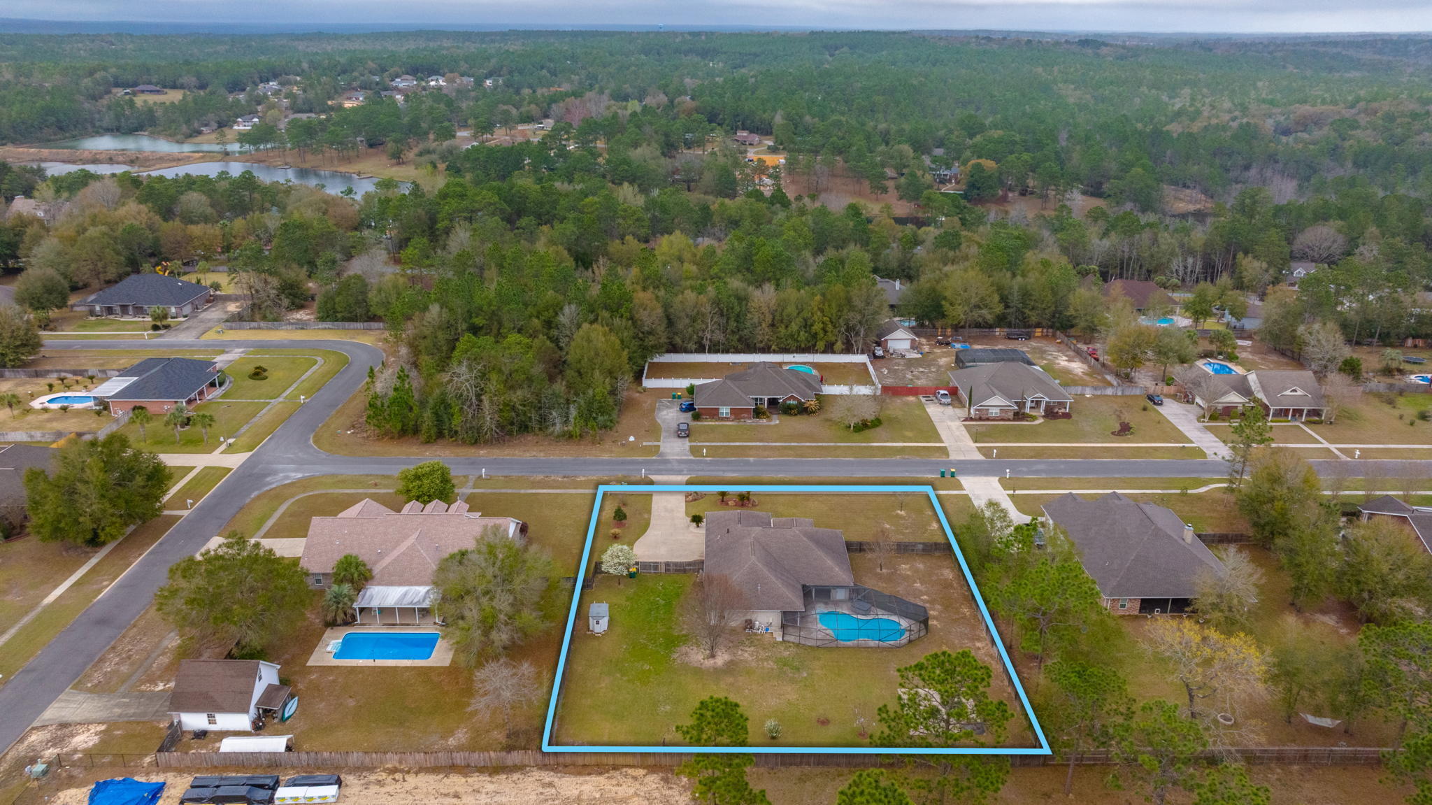 2456 Bell Ridge Drive Crestview, FL 32536 - Photo 58 of 59 59-web-or-mls-2456 Bell Ridge Dr Aerial-