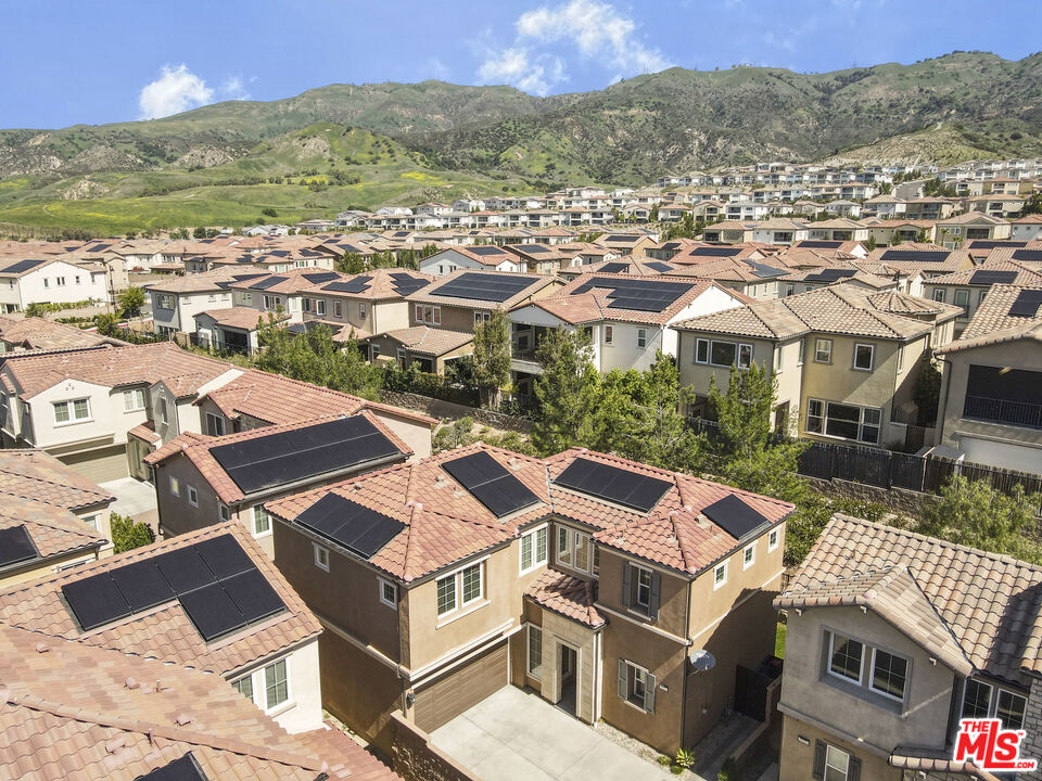 20705 West Chestnut Circle Porter Ranch, CA 91326 - Photo 35 of 35 an aerial view of residential houses with city view