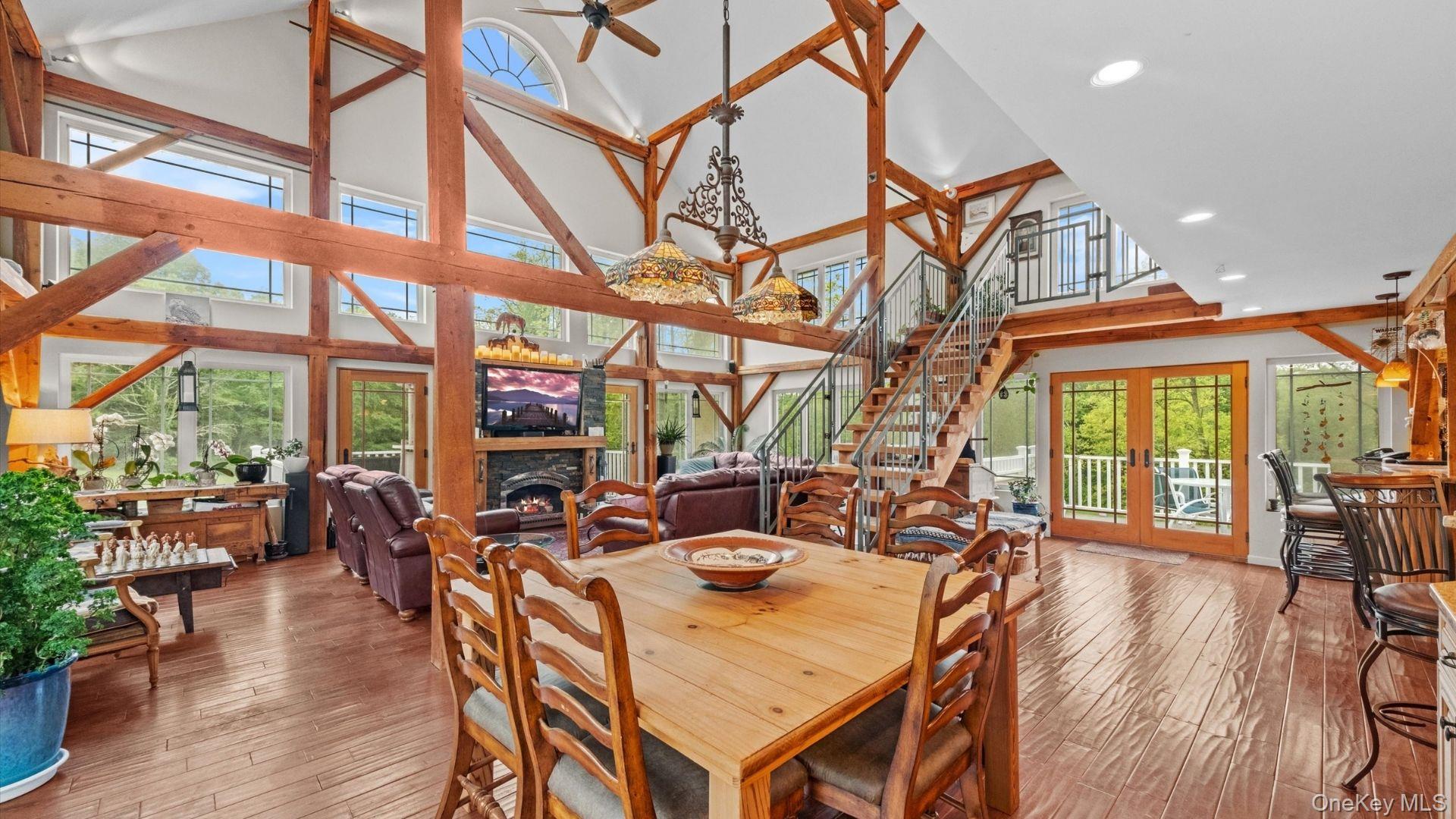 42 Blackstone Ridge Holmes, NY 12531 - Photo 17 of 43 a view of a dining room with furniture window and outside view