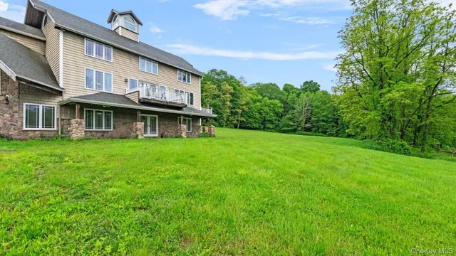 a view of an apartment with a garden and plants
