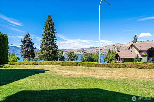 a view of a house with a yard and plants