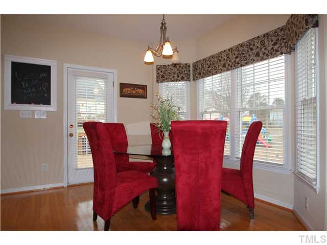 5105 Long Neck Court Raleigh, NC 27604 - Photo 5 of 22 Breakfast room with hardwood floors
