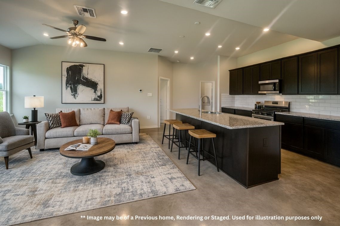 8 Greenway Drive Trinity, TX 75862 - Photo 5 of 13 a living room with furniture and a flat screen tv