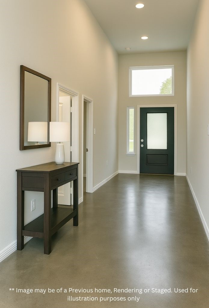 8 Greenway Drive Trinity, TX 75862 - Photo 6 of 13 a view of a hallway with wooden floor and a living room