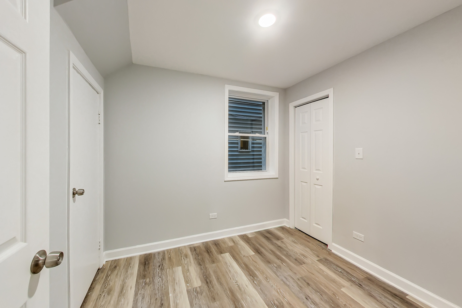 2338 West 18th Place Chicago, IL 60608 - Photo 12 of 63 wooden floor in an empty room