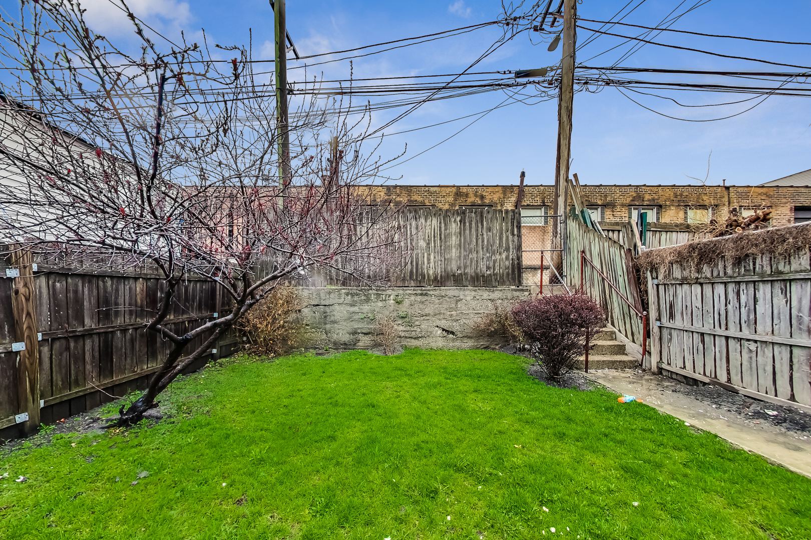 2338 West 18th Place Chicago, IL 60608 - Photo 58 of 63 a view of a backyard with a fence