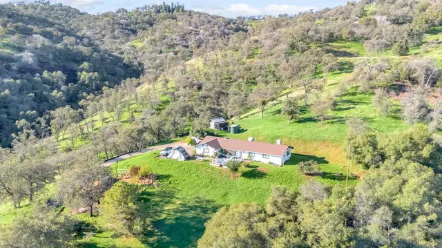 a view of a city with a mountain