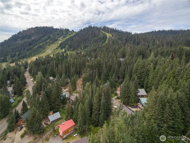 a view of city and mountain