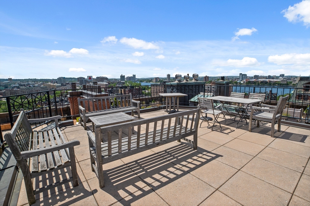 416 Marlborough Street, Unit 501 Boston, MA 02115 - Photo 10 of 12 a view of a terrace with seating area