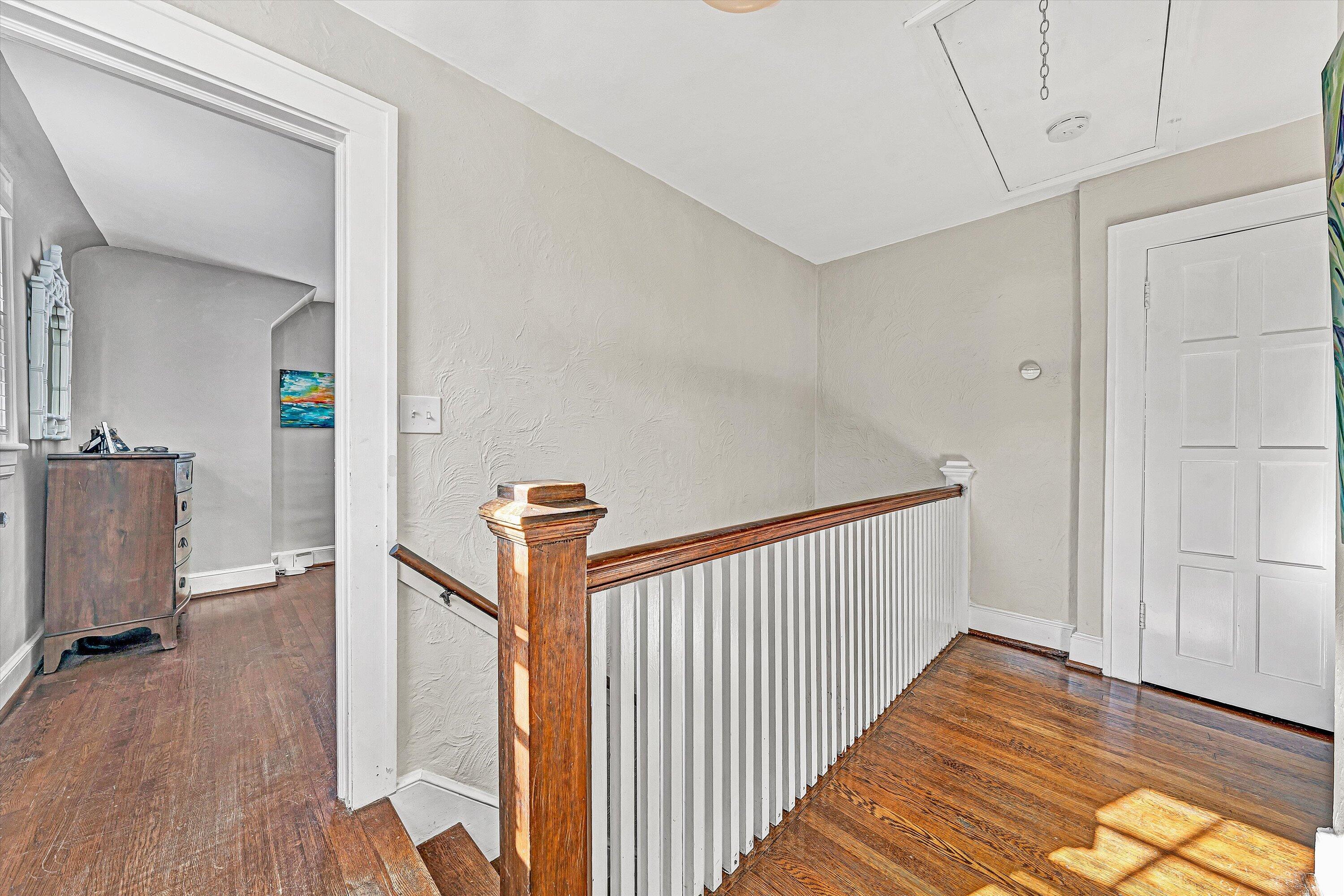 3232 Allendale Street Southwest Roanoke, VA 24014 - Photo 26 of 48 a view of a hallway with wooden floor