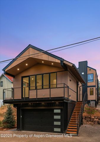 a view of a house with a balcony