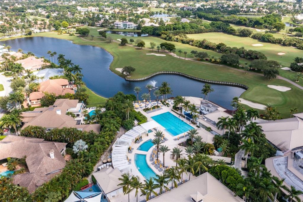 17844 Scarsdale Way Boca Raton, FL 33496 - Photo 33 of 38 an aerial view of lake residential house with outdoor space