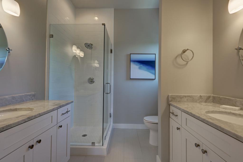 10 Sea Grade Road Santa Rosa Beach, FL 32459 - Photo 40 of 51 a bathroom with a granite countertop sink a toilet and shower