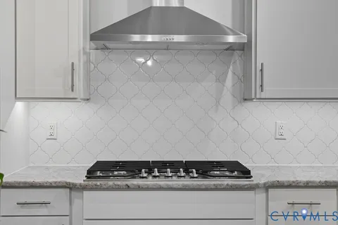 a close view of stove