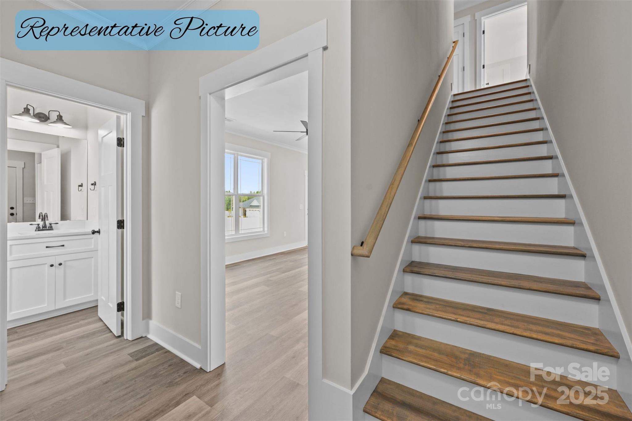 36220 Gene Road New London, NC 28127 - Photo 22 of 42 a view of a hallway with wooden floor and entryway