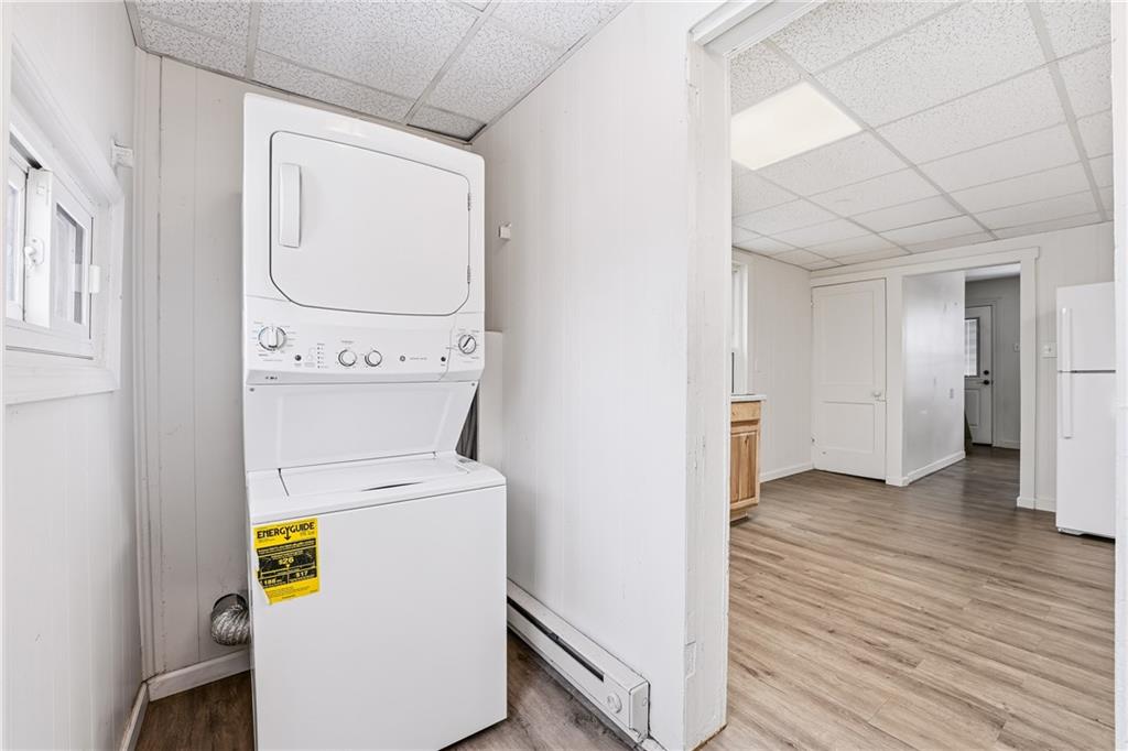 316 Mitchell Avenue Butler, PA 16001 - Photo 12 of 20 a view of storage and utility room with washer and dryer