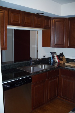 43 Foxcroft Road, Unit 103 Naperville, IL 60565 - Photo 6 of 18 a kitchen with a sink and cabinets