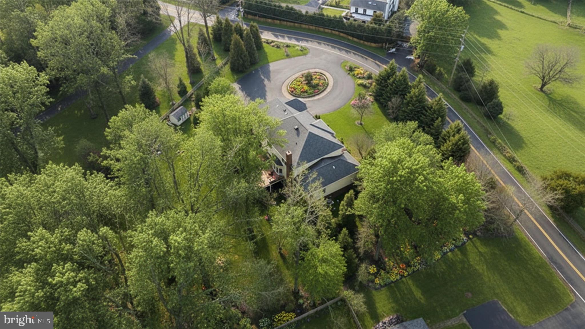 7501 Clifton Road Clifton, VA 20124 - Photo 69 of 93 Aerial View (Summer Rendering)