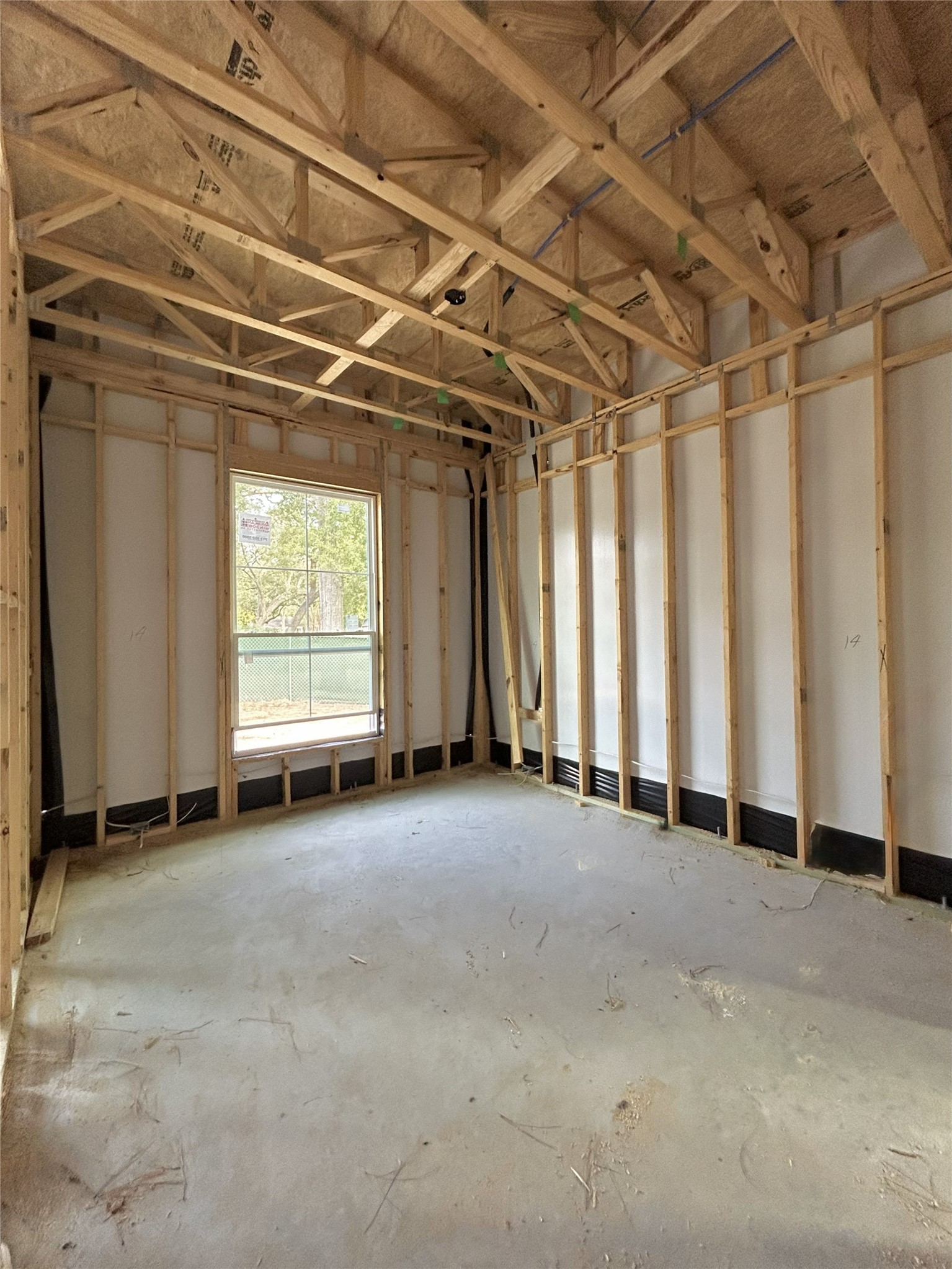 8017 Turquoise Lane Houston, TX 77055 - Photo 11 of 28 First-Floor Guest Suite With a Private Bathroom. Construction Photo as of 3/4/2026