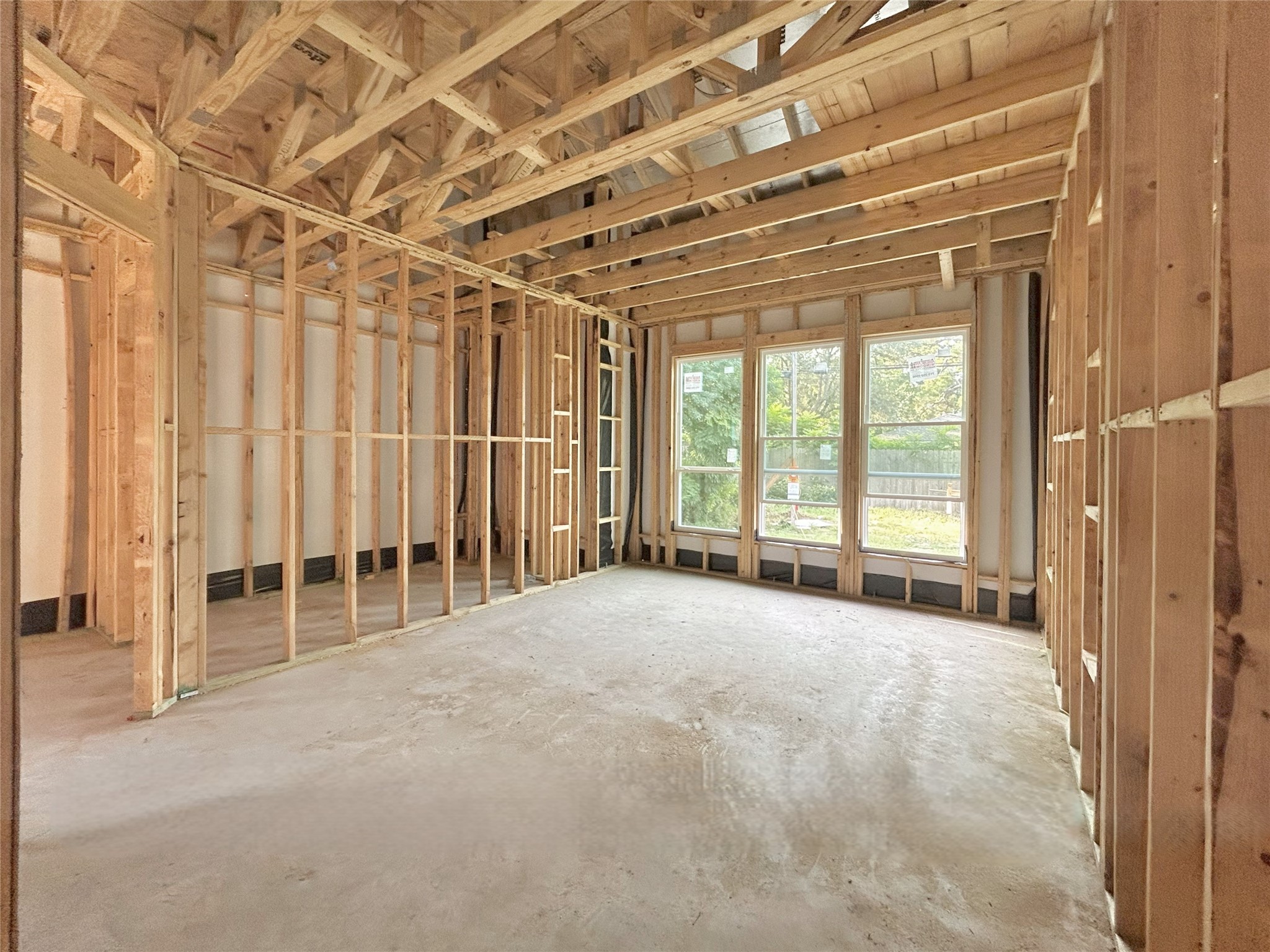 8017 Turquoise Lane Houston, TX 77055 - Photo 8 of 28 Light-Filled Primary Bedroom With Large Windows. Construction Photo as of 3/4/2026