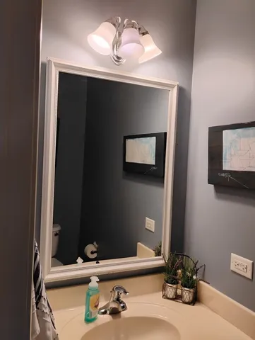 a close up of a sink