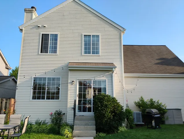 a view of garden with statue