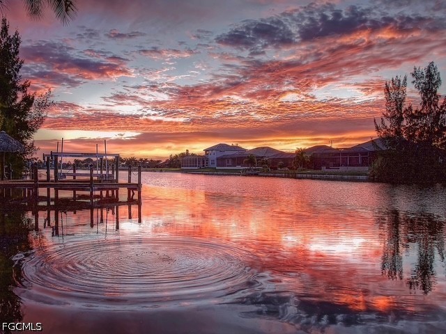 2579 Third Street Matlacha, FL 33993 - Photo 35 of 39 a view of a lake with a outdoor space