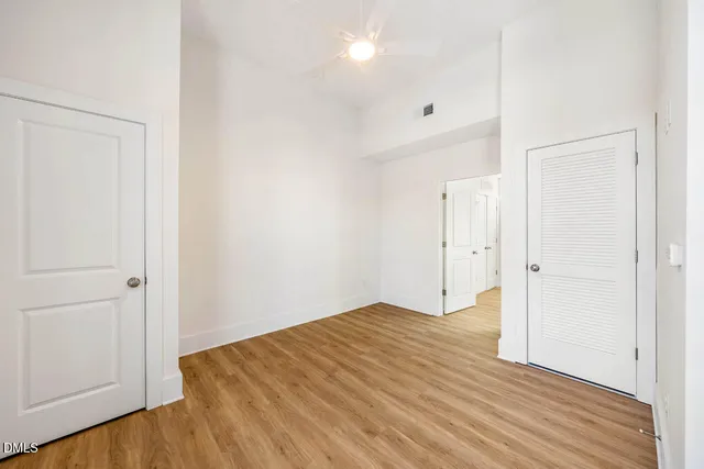 wooden floor in an empty room