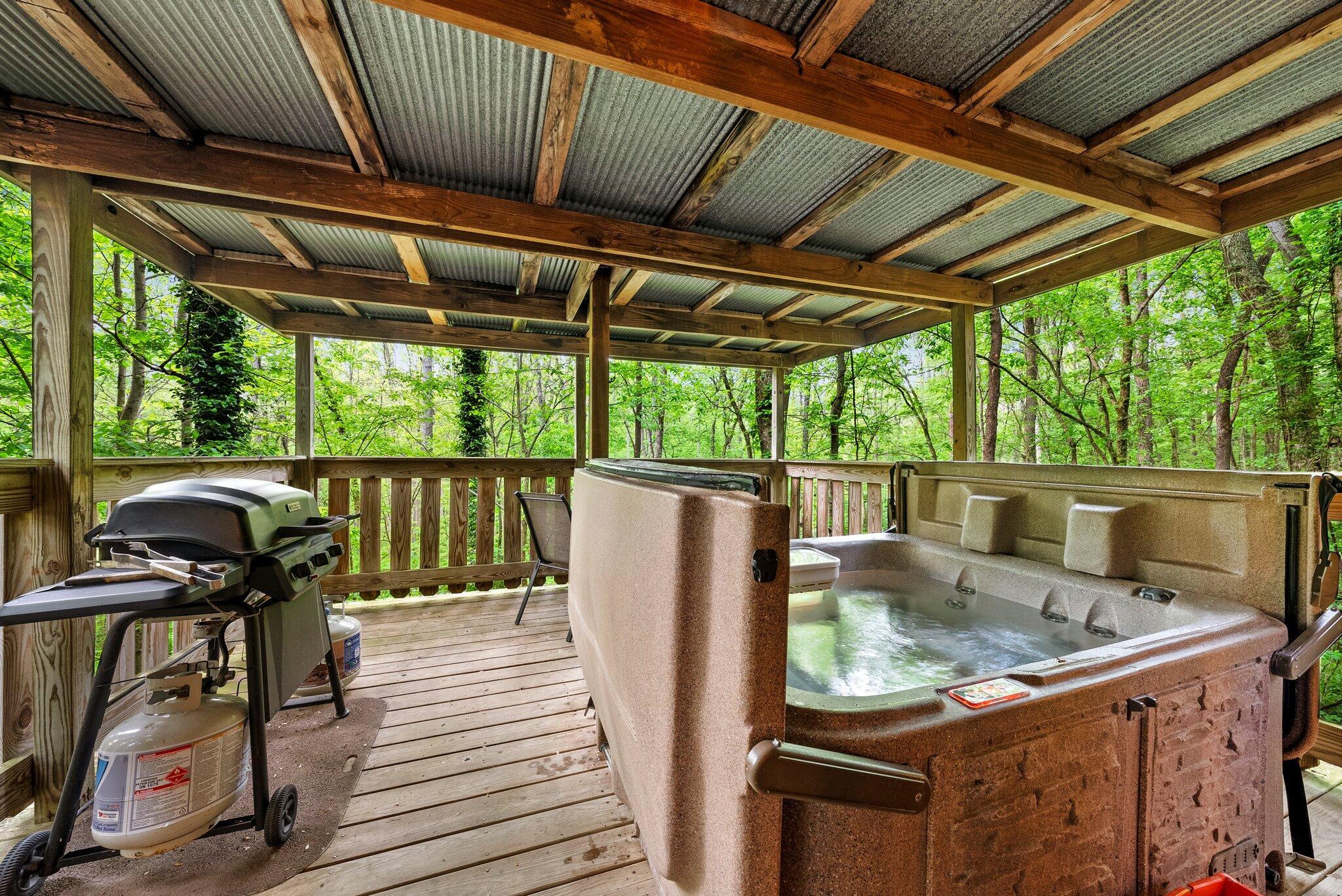 26975 Chapel Ridge Road Logan, OH 43138 - Photo 19 of 98 HOT TUB ON EACH CABIN DECK