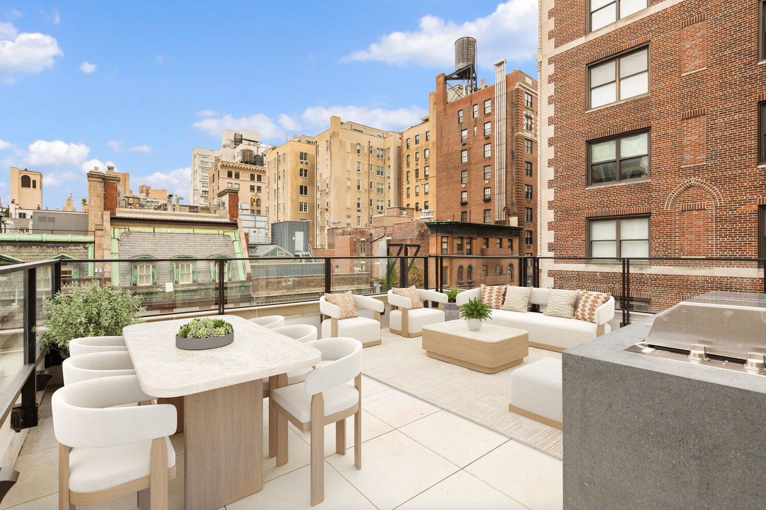 46 East 65th Street, Unit 4 Manhattan, NY 10065 - Photo 13 of 18 a view of a balcony and chairs