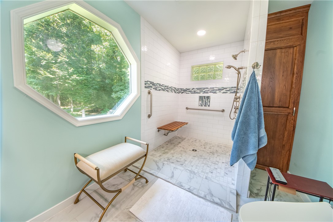 8218 Hell Neck Road Gloucester, VA 23061 - Photo 36 of 50 Ensuite Bathroom with beautiful updated tile walk-in Shower