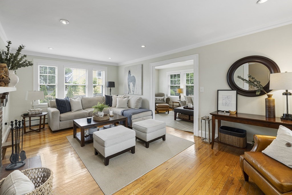 1 Auburndale Road Marblehead, MA 01945 - Photo 3 of 29 a living room with furniture a rug and a window