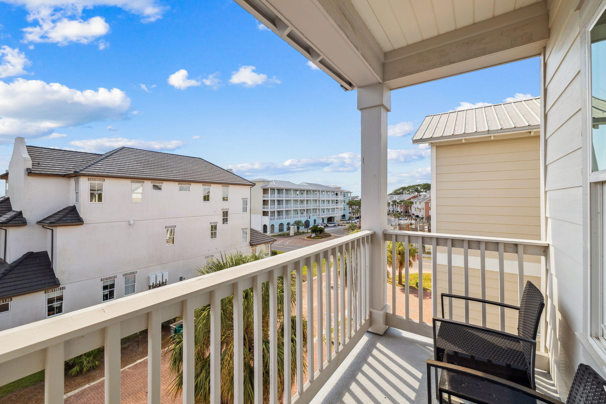 32 Moonlit Shores Lane Santa Rosa Beach, FL 32459 - Photo 35 of 48 a view of balcony with furniture
