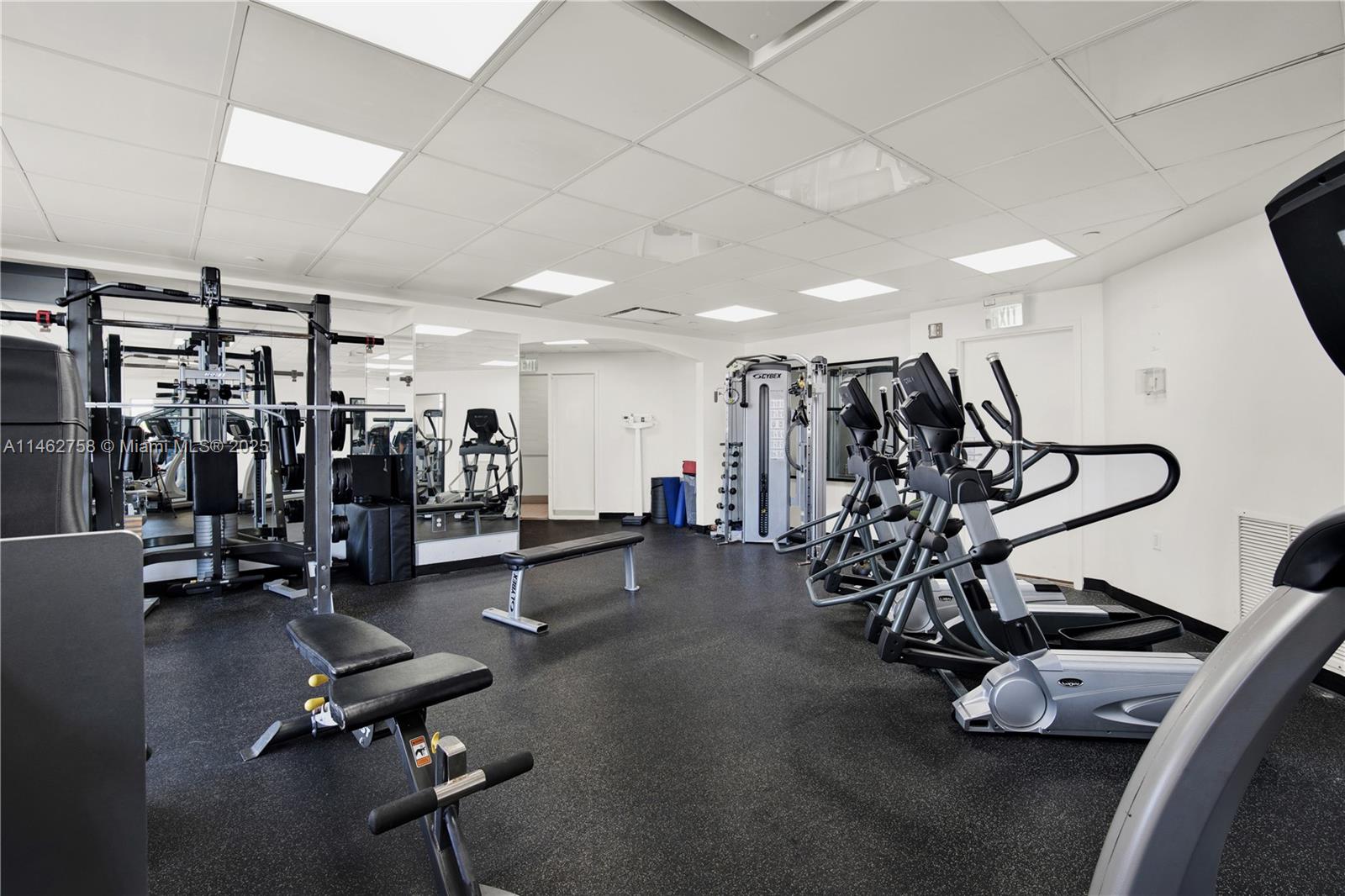 1 Century Lane, Unit 209 Miami Beach, FL 33139 - Photo 45 of 66 a view of a room with gym equipment