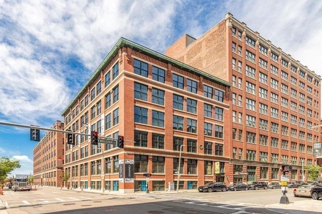 a front view of a building