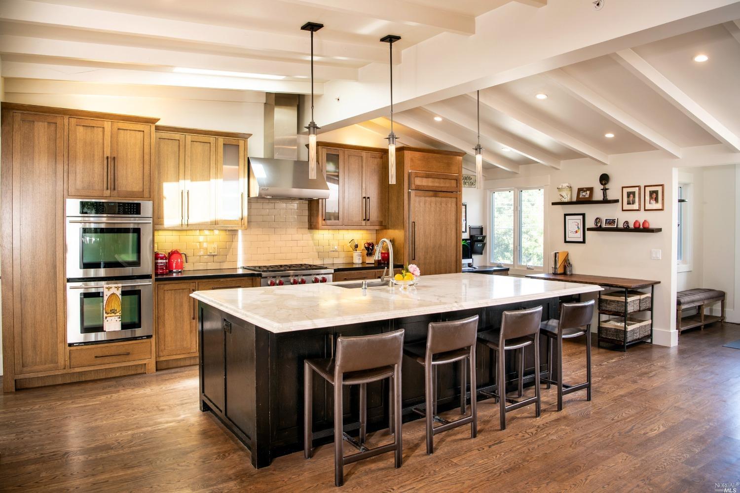 208 Reed Boulevard Mill Valley, CA 94941 - Photo 21 of 47 With custom cabinetry and hi-end appliances, enjoy cooking in a REAL chef's kitchen!